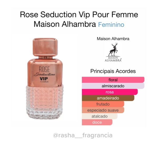 Rose Seduction Vip Pour Femme - Image 2